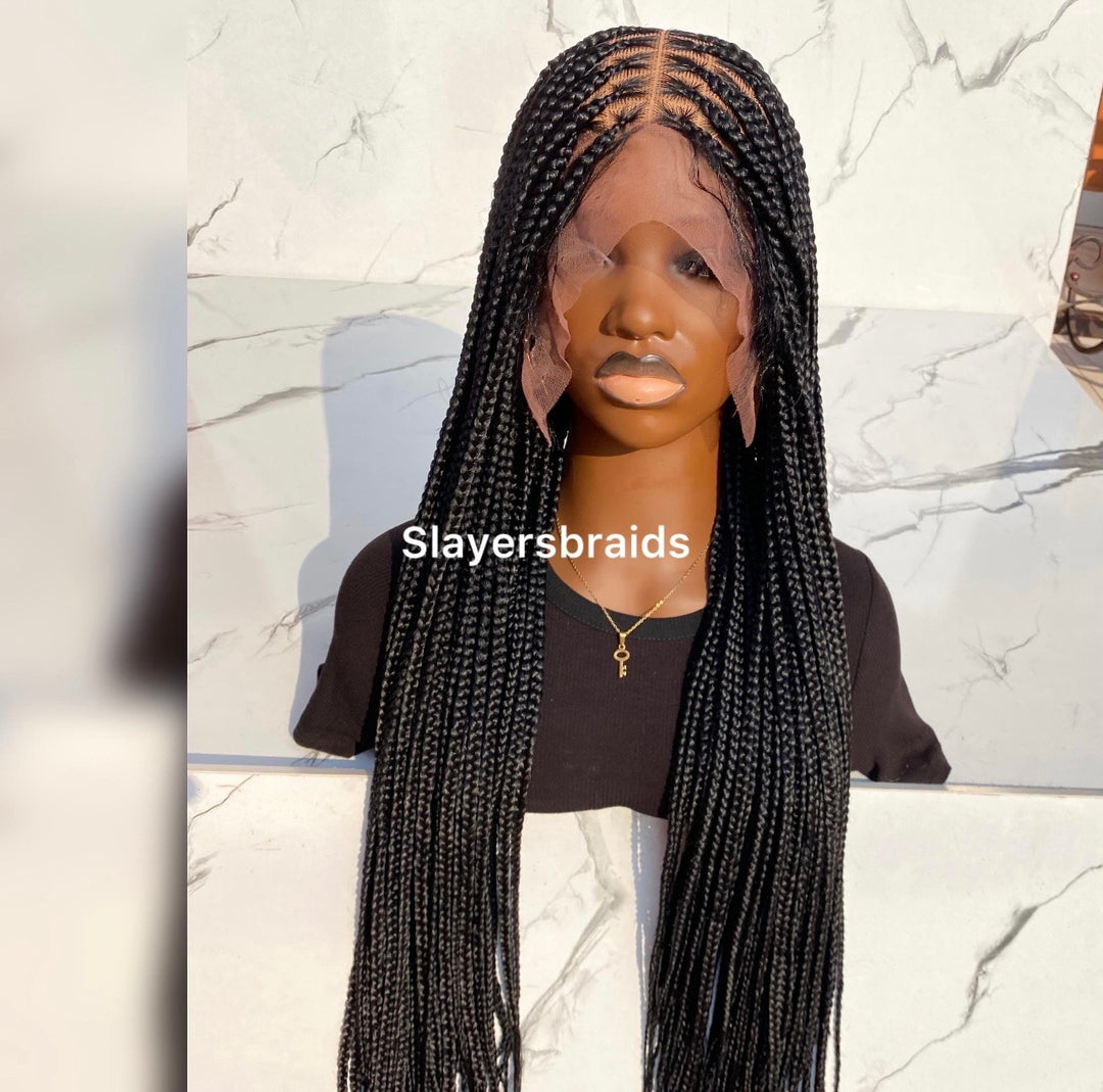 FastShip Wig|Glueless Natural Install Knotless Braid Hair -Zulum