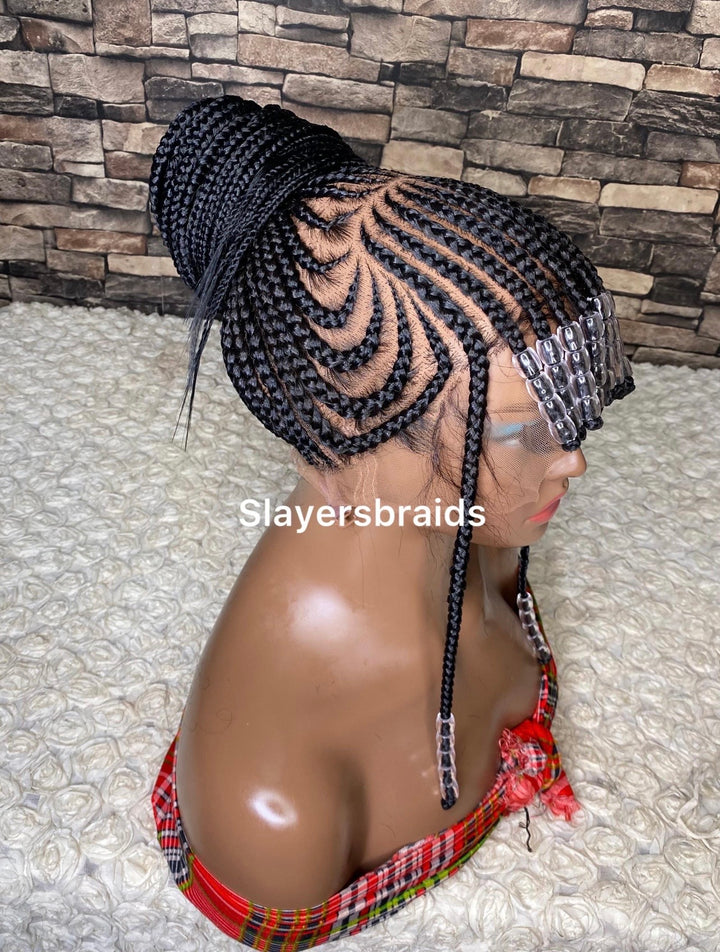 Beaded Wig lightweight,protective style For Black Women -Sheba