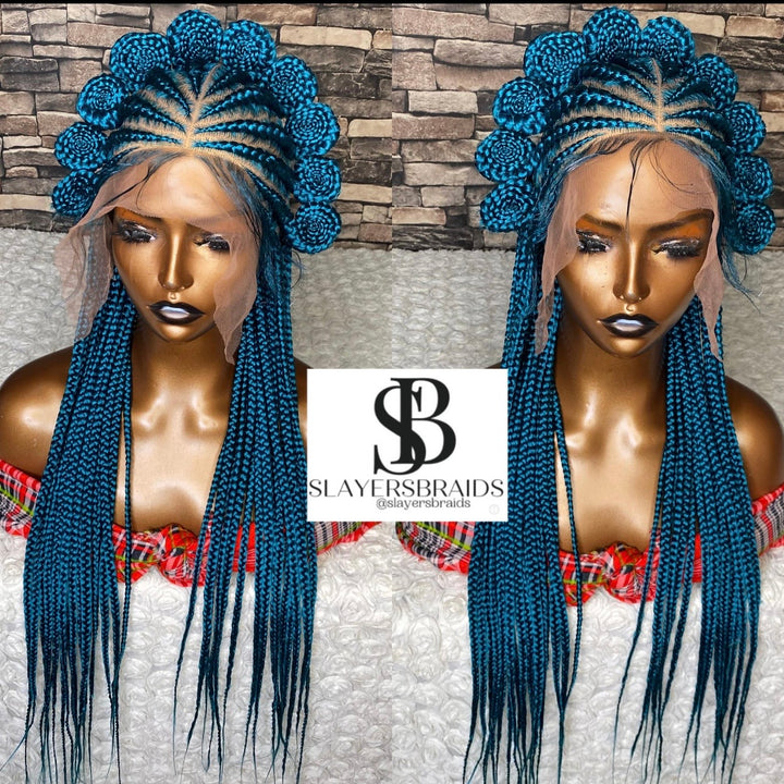Ready To Ship Koroba Cornrow Knotless Braids Wig