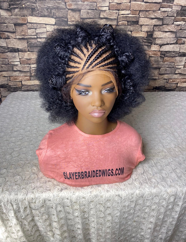 Afro Natural Scalp Wig, Perfect for Busy Women -Oley Unit