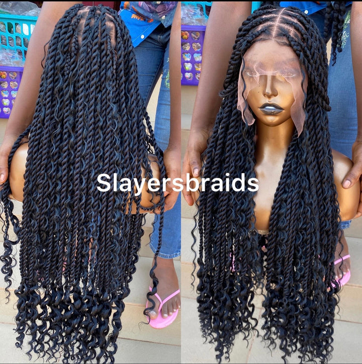 Knotless Twist Braid,Easy Install, Ships USA UK Australia” -Kara Unit