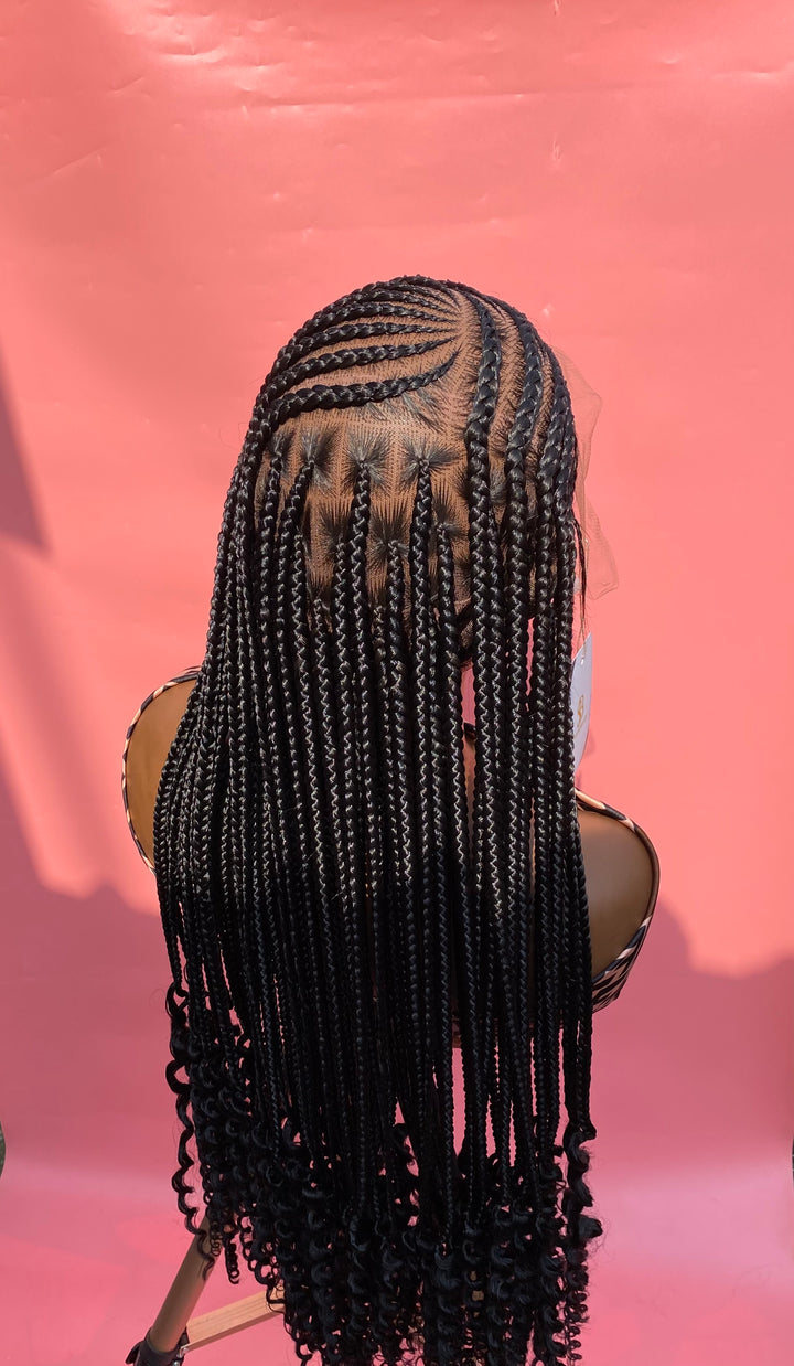 Fulani Cornrow Lemonade Braid -harida unit