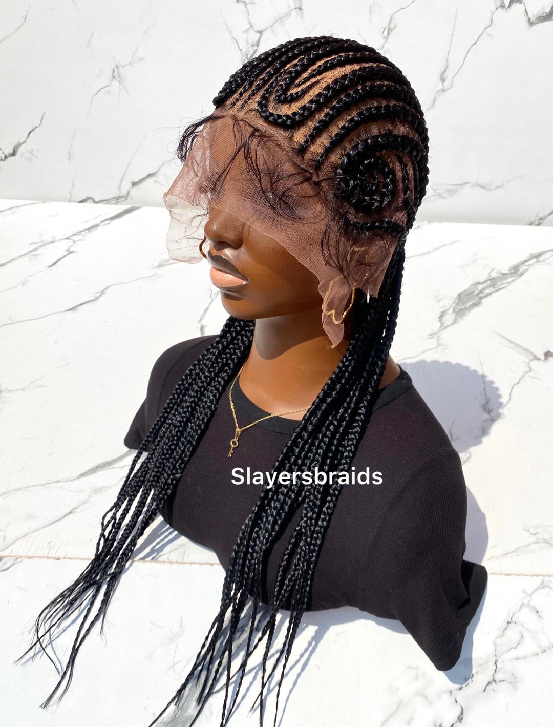 Flawless cornrow wig Free Ship US Uk Wig -Anna