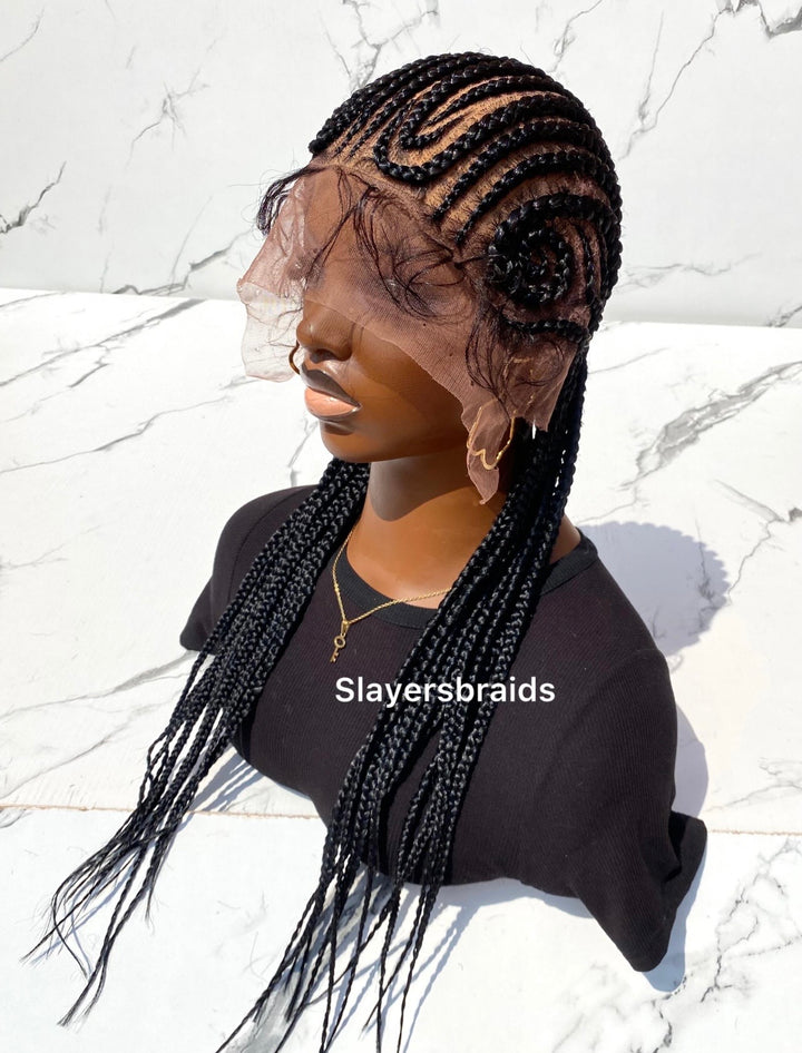 Flawless cornrow wig Free Ship US Uk Wig -Anna