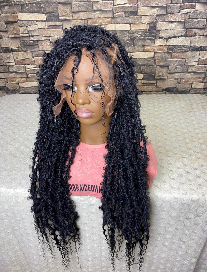 Glueless boholocs Natural Hairline Wig for black women -Leah Unit