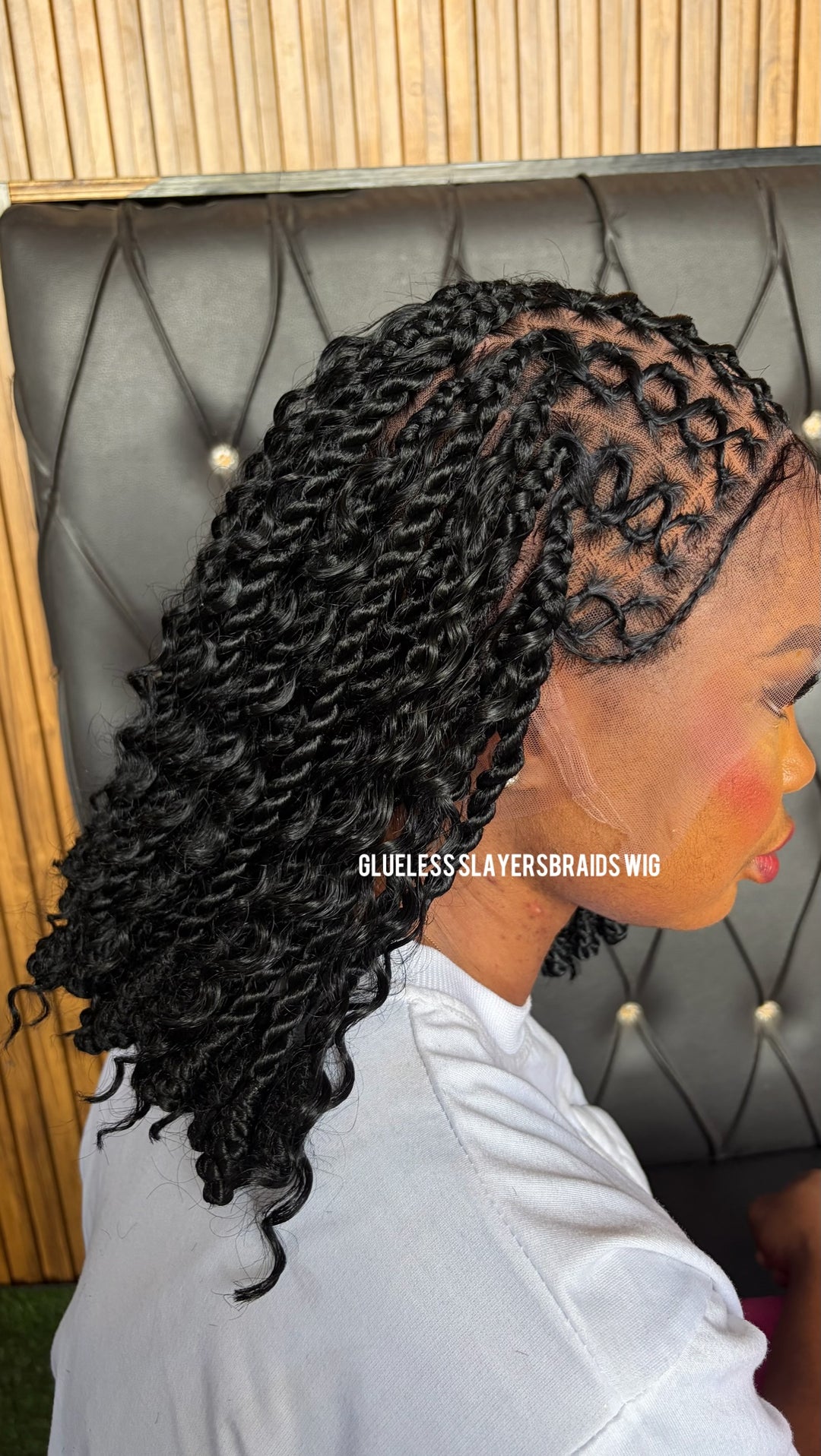 Handmade Cornrow,Box Braid Wig,Ready to ship Uk–Sonja Unit