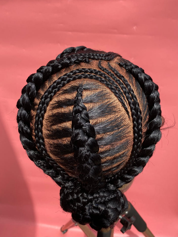 Cornrow Braids Wig For Black Women -Ola unit