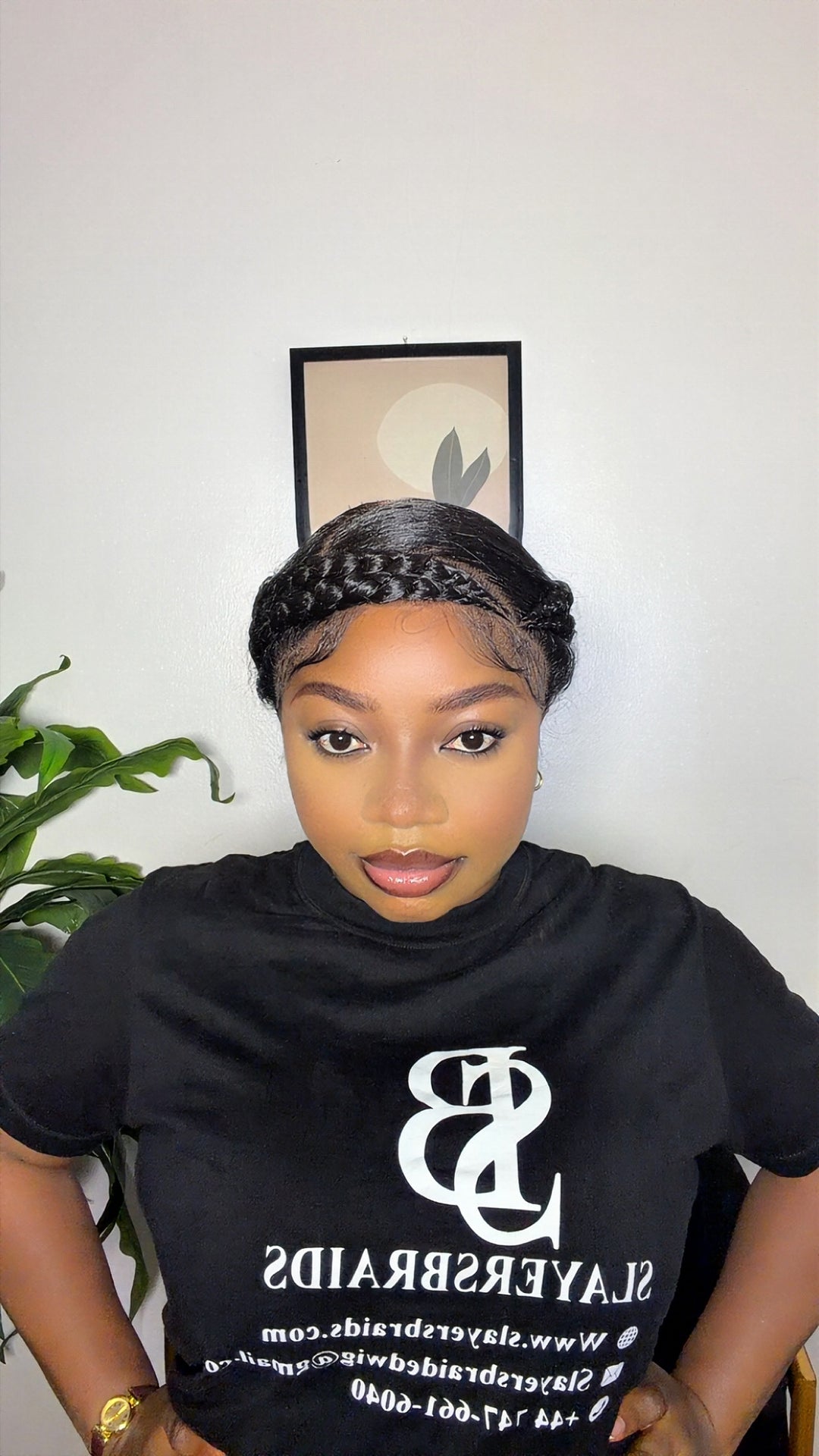 Glueless Cornrow Wig For Black Women - Summer unit