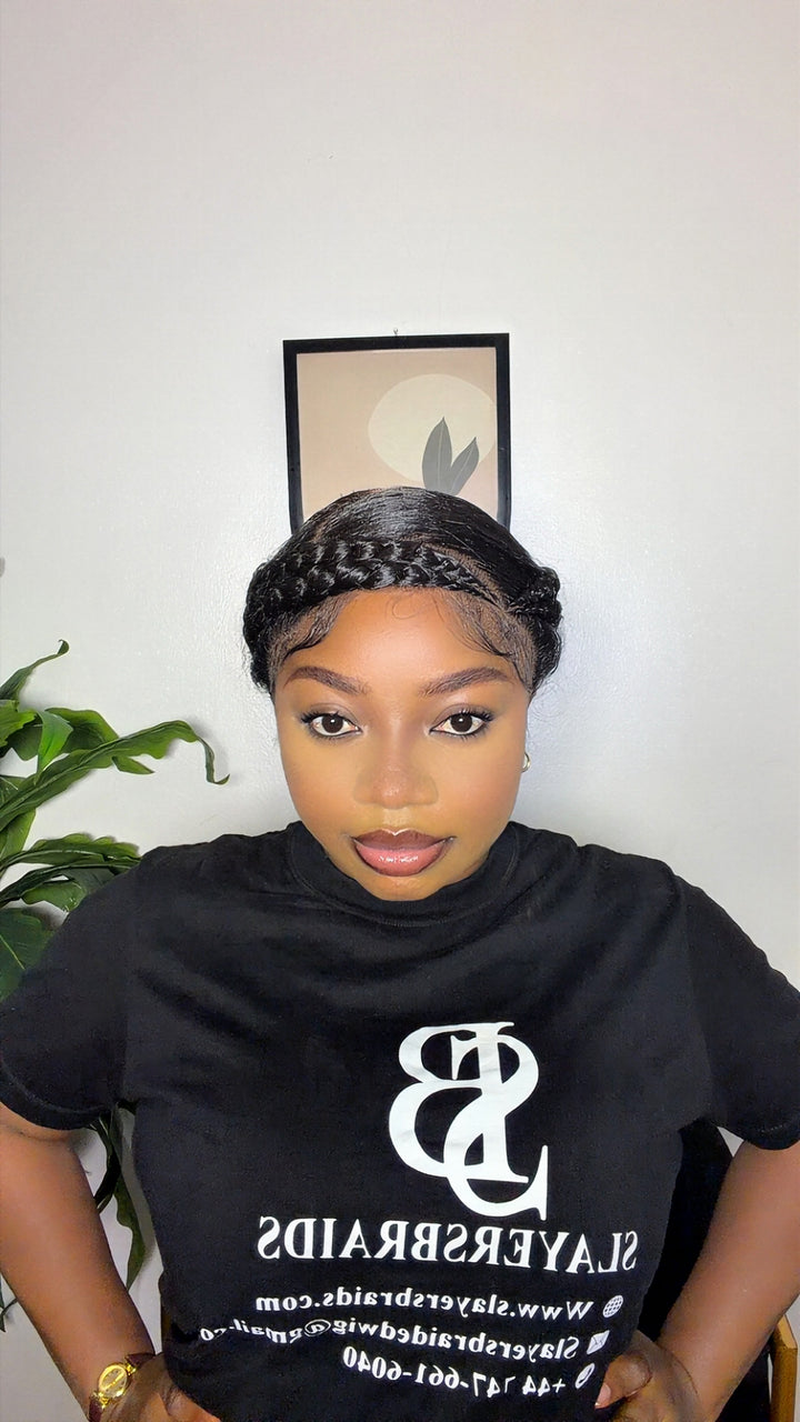 Glueless Cornrow Wig For Black Women - Summer unit
