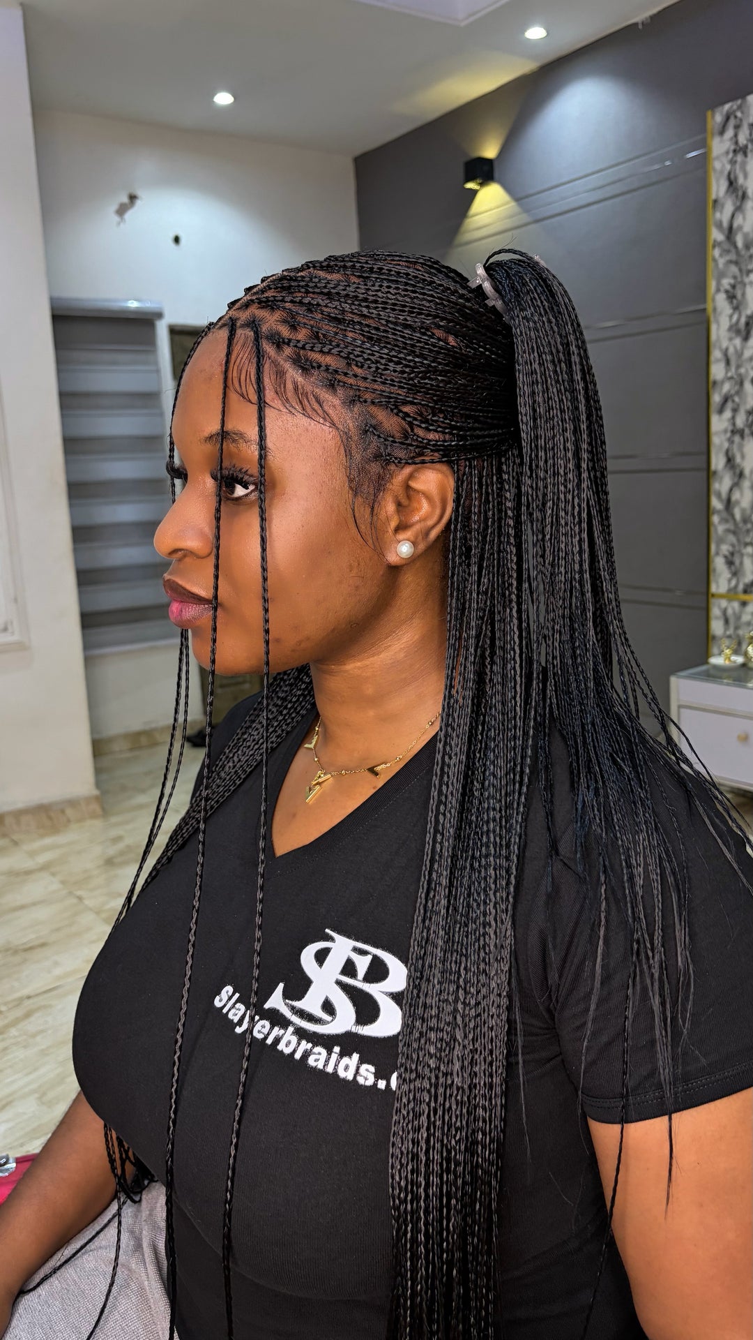Knotless braided wigs for black women: Bora-