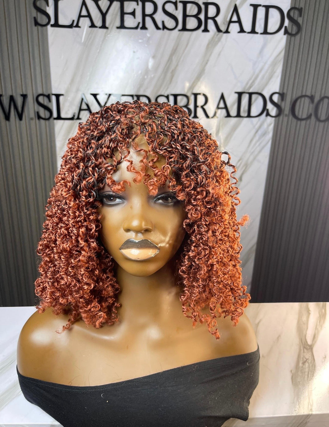 Glueless Mini Twist Fringe Bob Wig -Welah