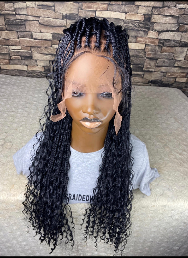 Mohawk BraidWig Pre Styled Time Saving,Everyday Wear  -Jazz