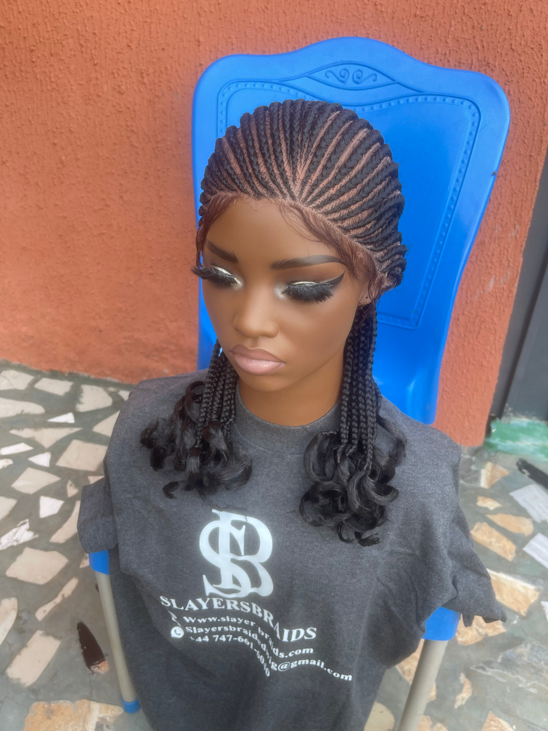 Protective style Braid, Flawless cornrow wig,Fast delivery -Sisi Unit