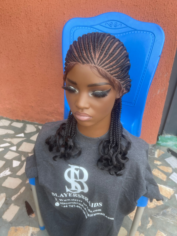 Protective style Braid, Flawless cornrow wig,Fast delivery -Sisi Unit