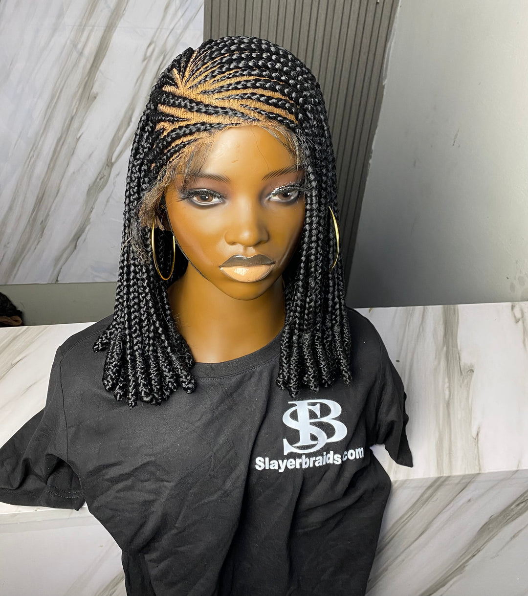Knotted tips Cornrow Wig: Moana unit