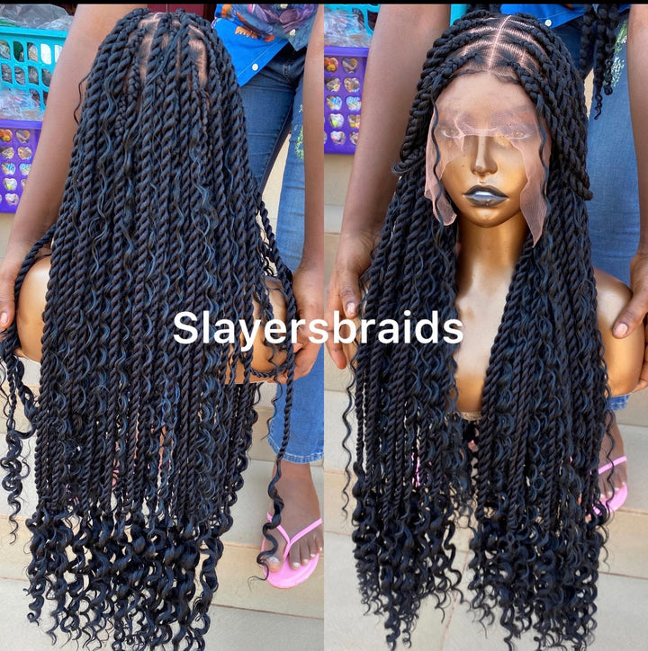 Knotless Twist Braid,Easy Install, Ships USA UK Australia” -Kara Unit