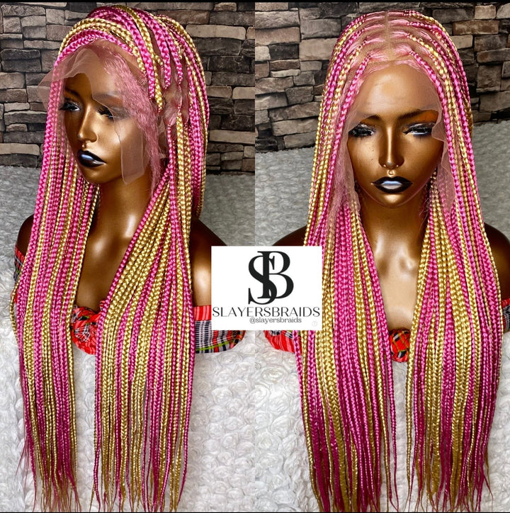 Glueless Knotless Wig Natural Scalp, Ready to Ship Uk -Seraina