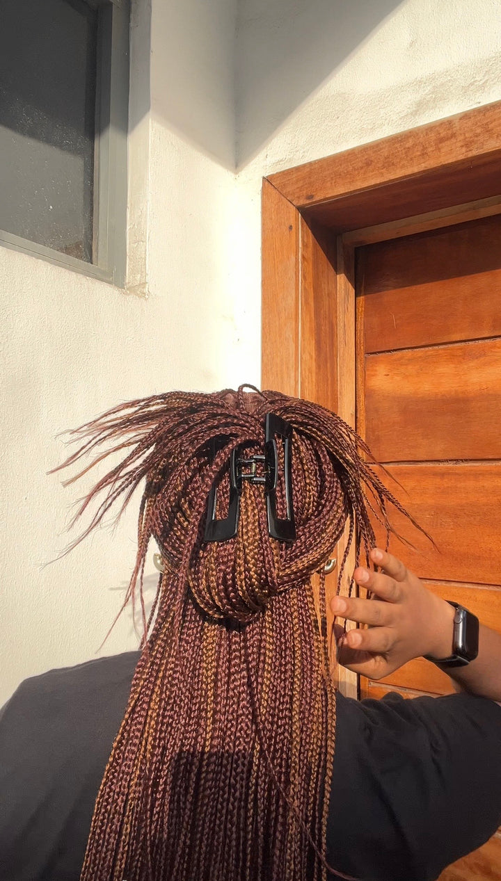 Fast Ship Braids Wig  Zero Tension Scalp Wig -Anwuli unit