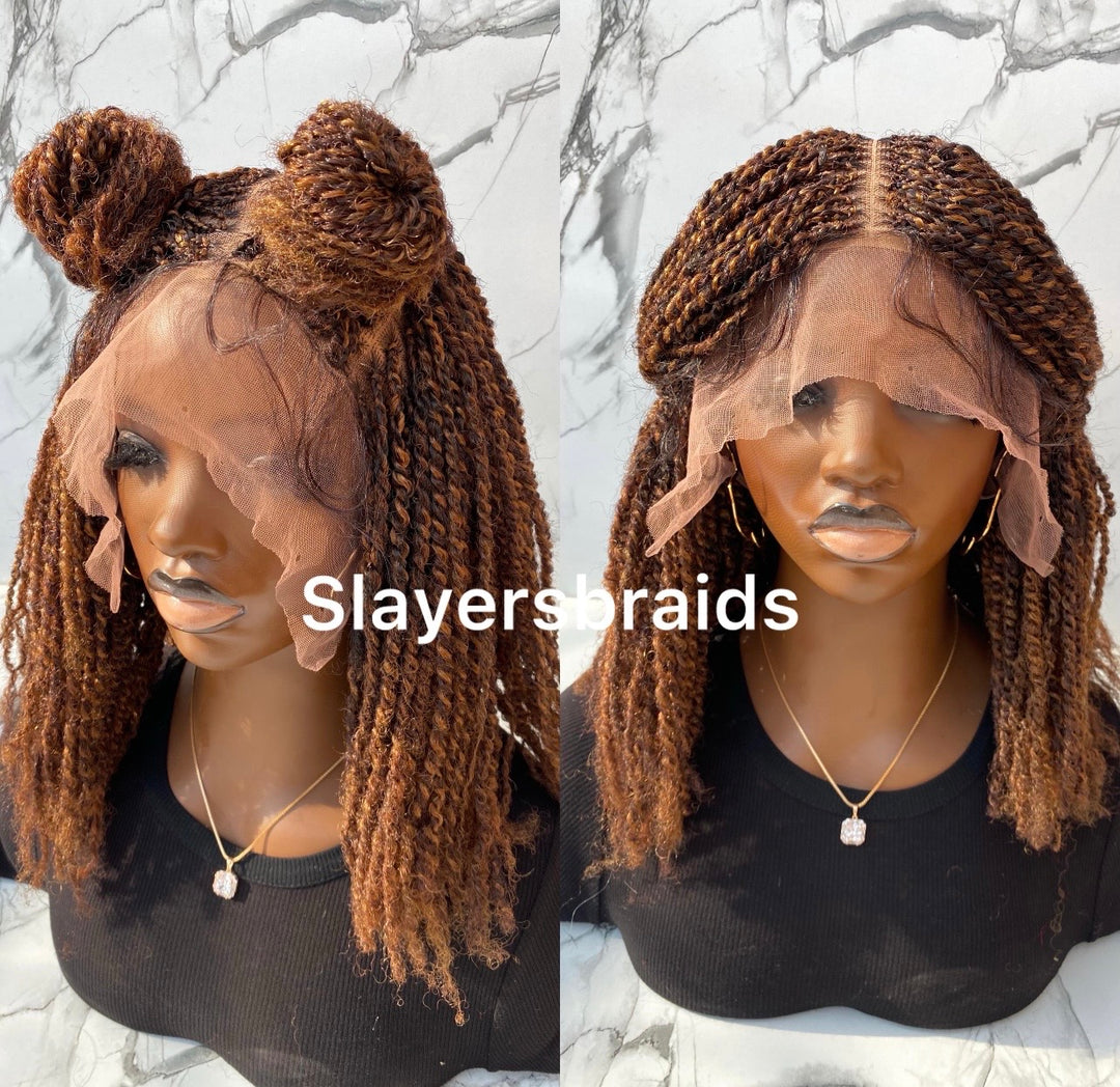 Mini Coco Twisted Wig Knotless Hair-Kamsi