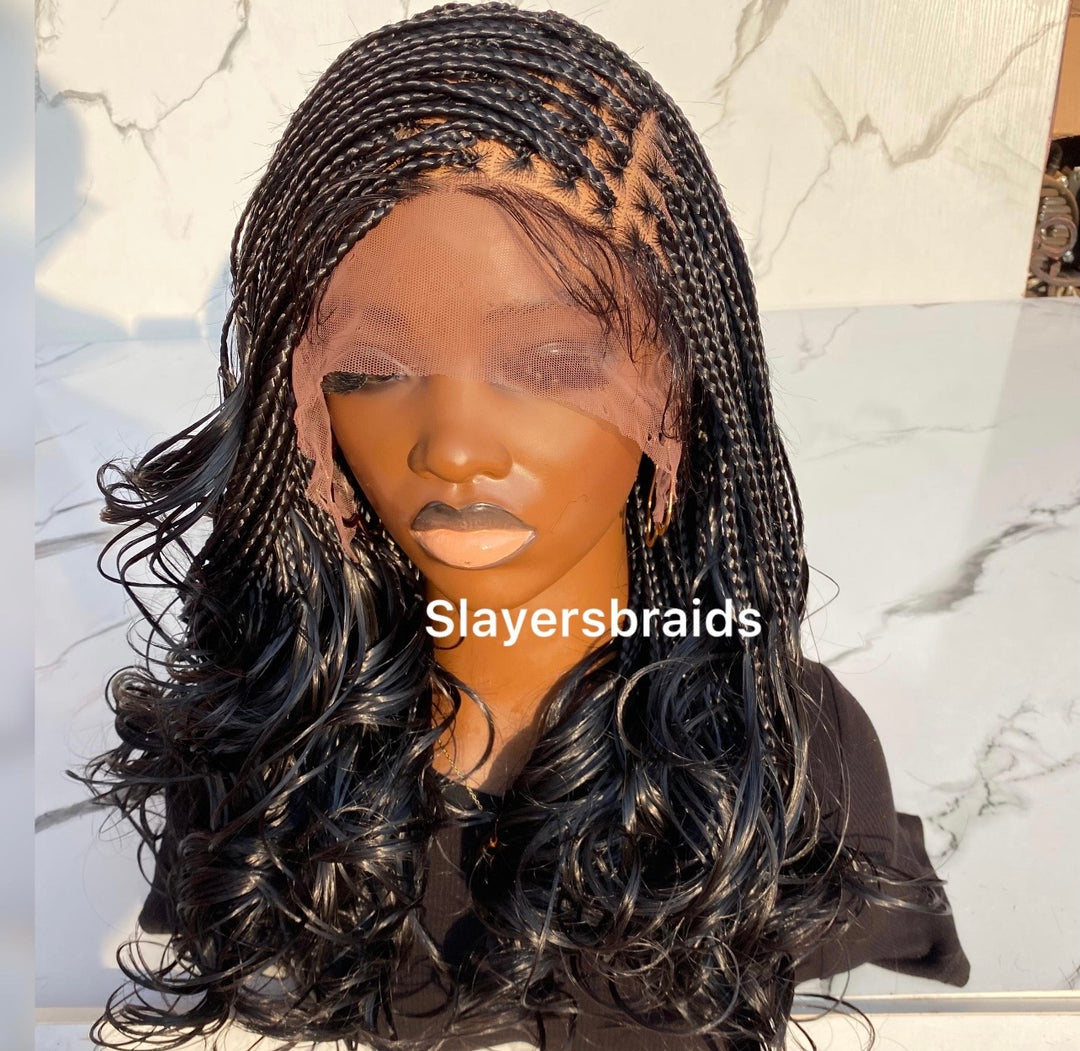 Knotless French Italian Curls Braided Wig -Debbie 
