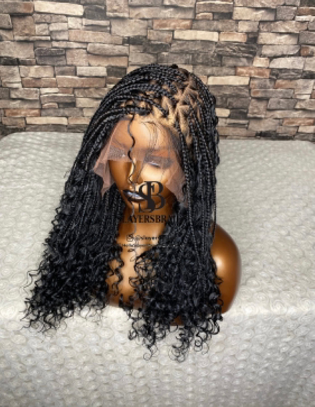 Triangle Knotless Goddess Braids -Diana 2 (multi color