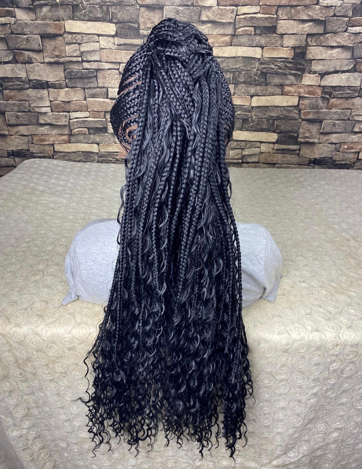 Mohawk BraidWig Pre Styled Time Saving,Everyday Wear  -Jazz