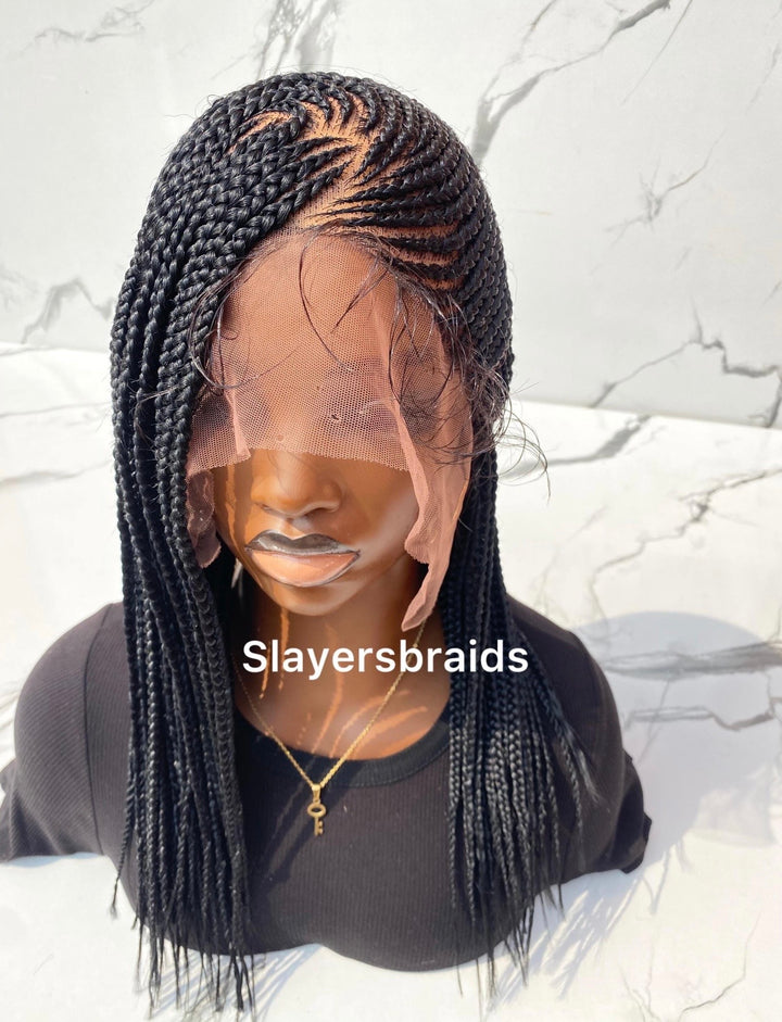 Free delivery Flawless cornrow wig -Juma