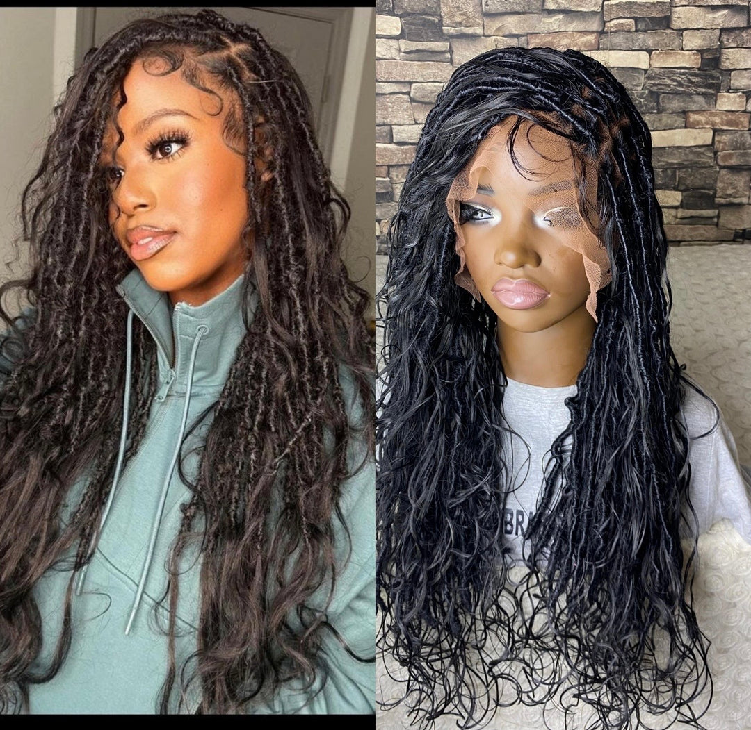 Handmade Glueless Locswig Protective Hairstyle -Nicole 2