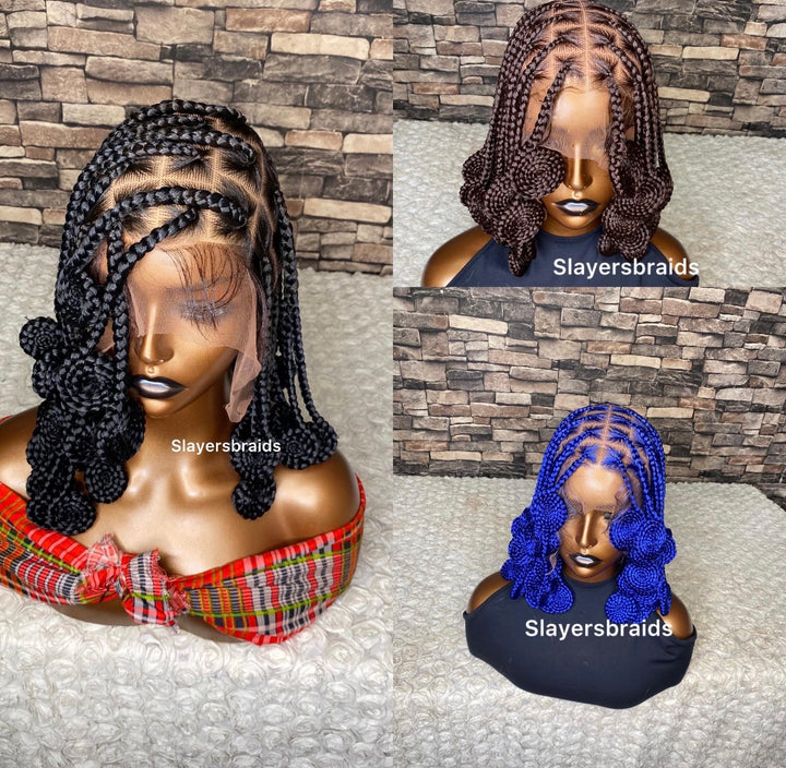 Koroba Knotless Glueless Braid Wig  -Bee