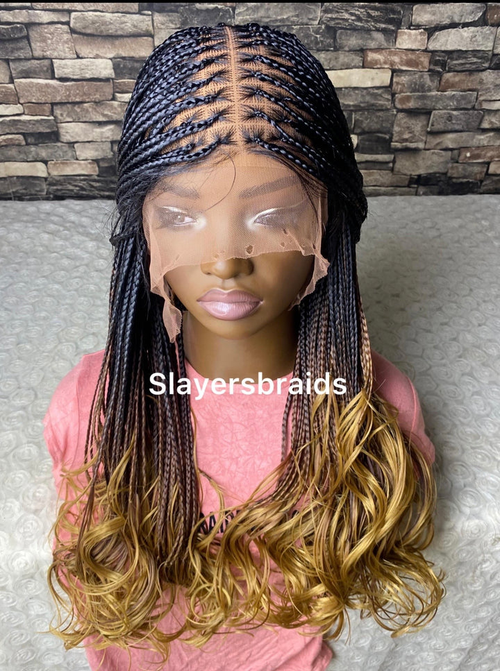 Italian Curls Ombre Knotless Wig - Debbie 