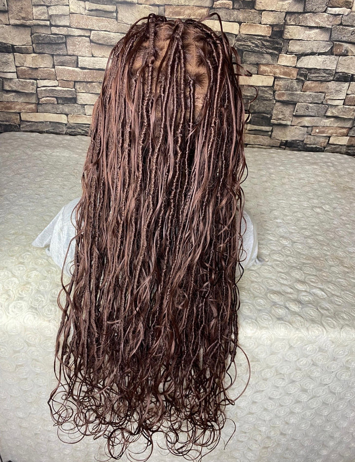 Handmade Glueless Locswig Protective Hairstyle -Nicole 2