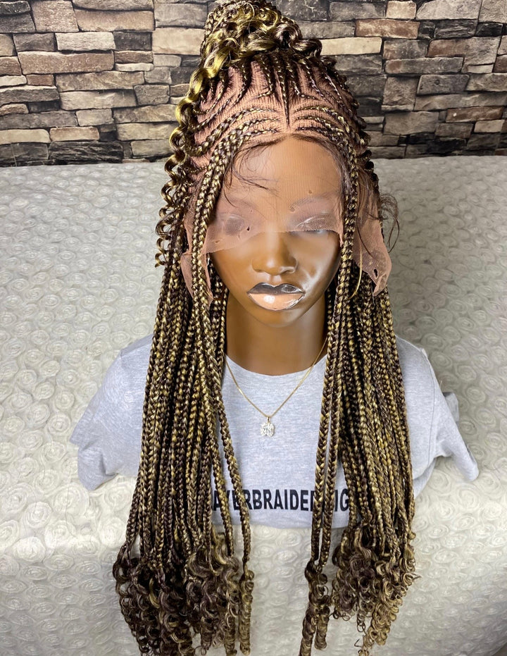 “Glueless Ginger wig for Black Women -Bosed