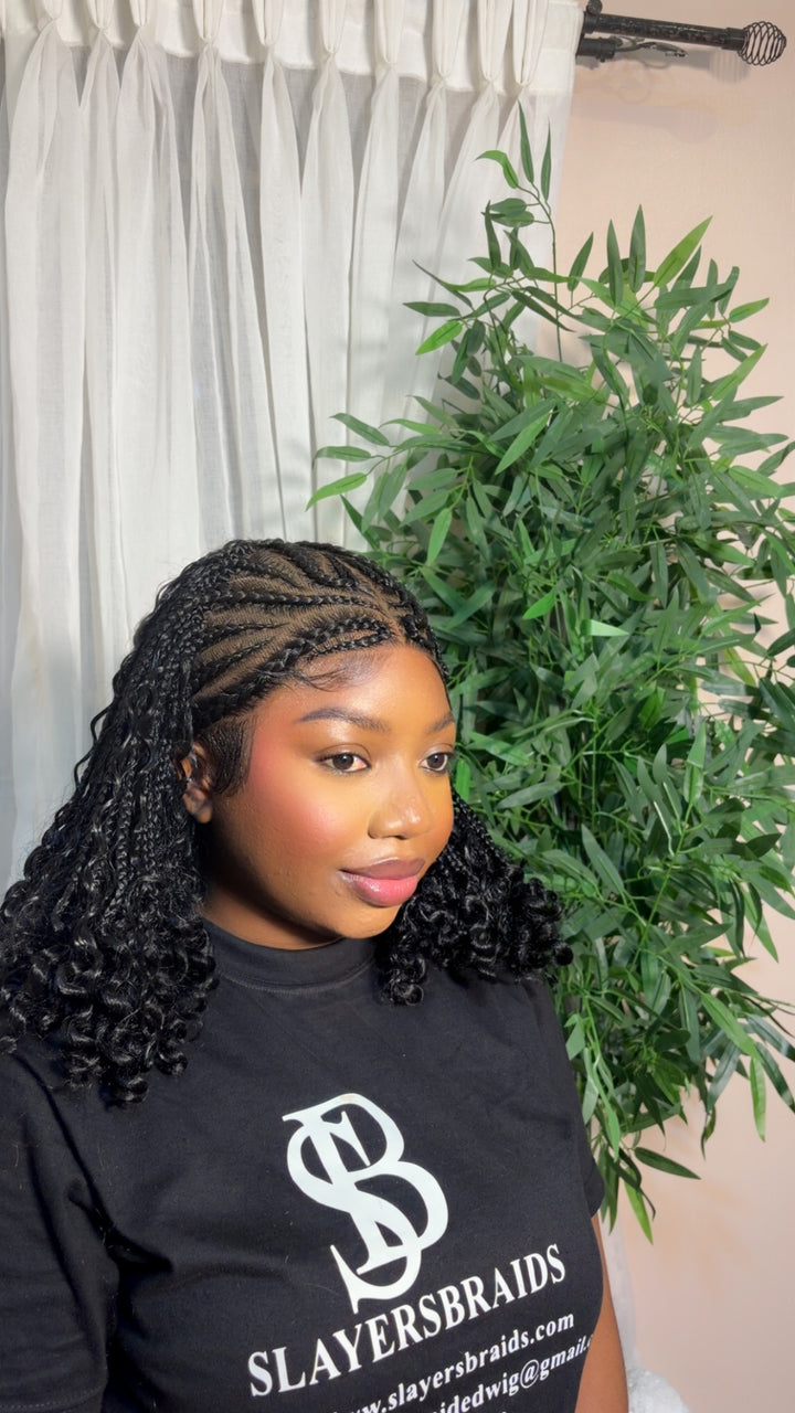 Braided Lace Wig – Easy Install, Long Lasting -Ivy Unit