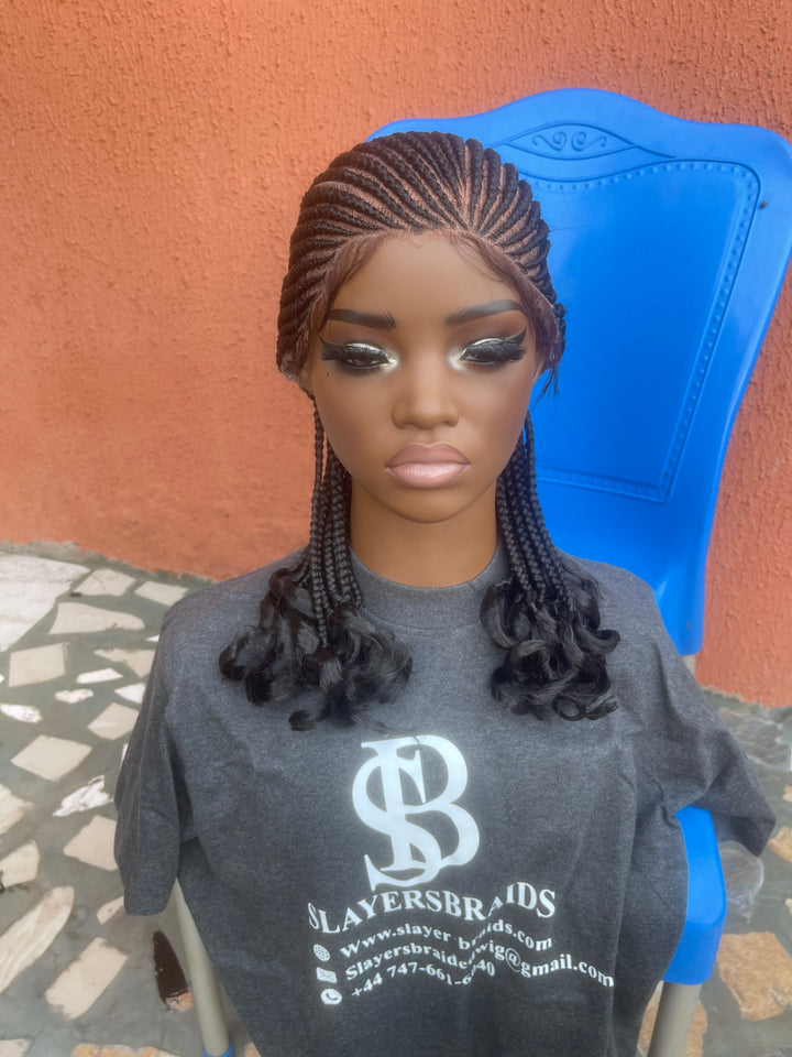 Protective style Braid, Flawless cornrow wig,Fast delivery -Sisi Unit