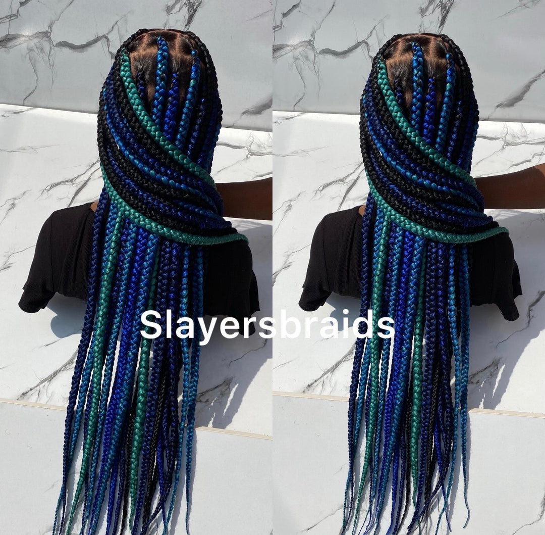 Natural Scalp Looking Wig For Protective Styling  -Alison unit