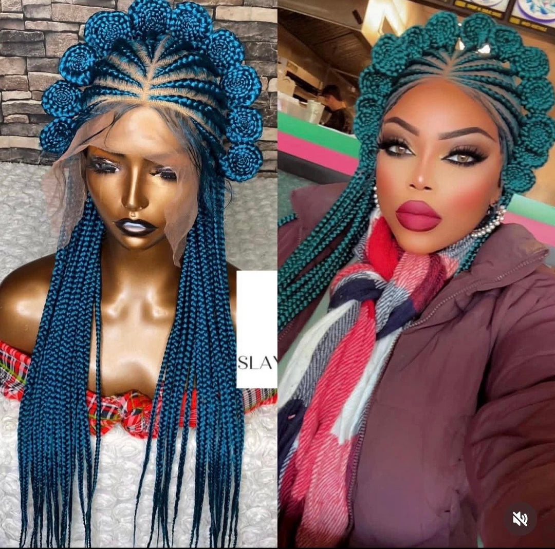 Ready To Ship Koroba Cornrow Knotless Braids Wig