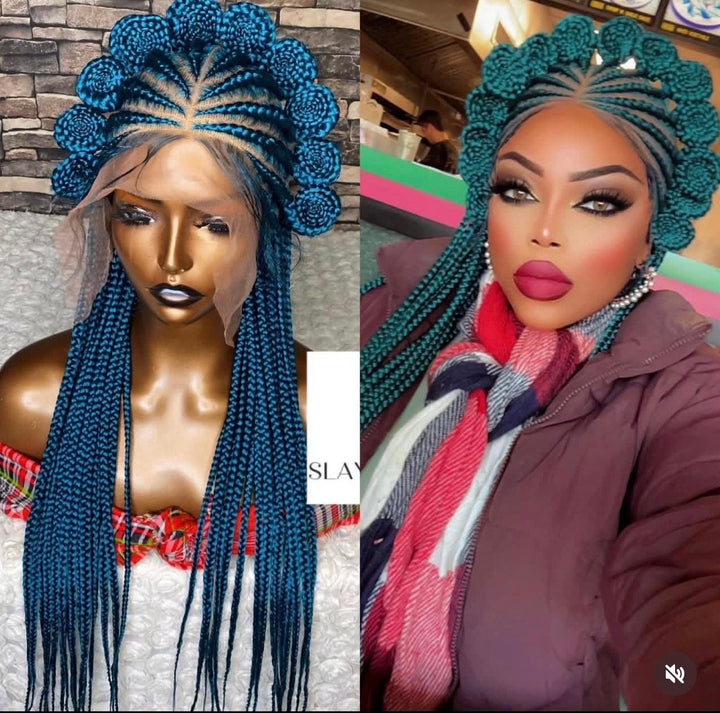 Ready To Ship Koroba Cornrow Knotless Braids Wig
