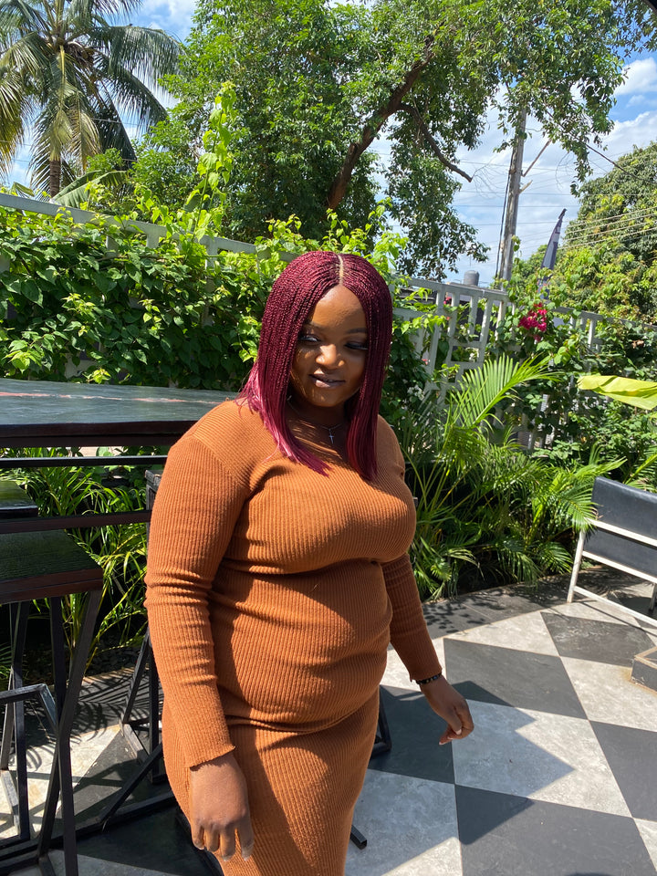 Protective Style Braids For Women Easy install hair-Bob Nano unit 