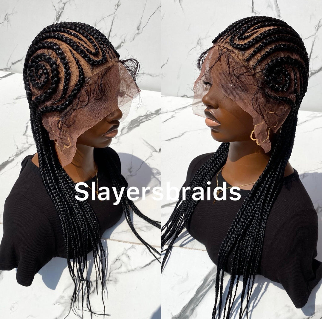 Flawless cornrow wig Free Ship US Uk Wig -Anna