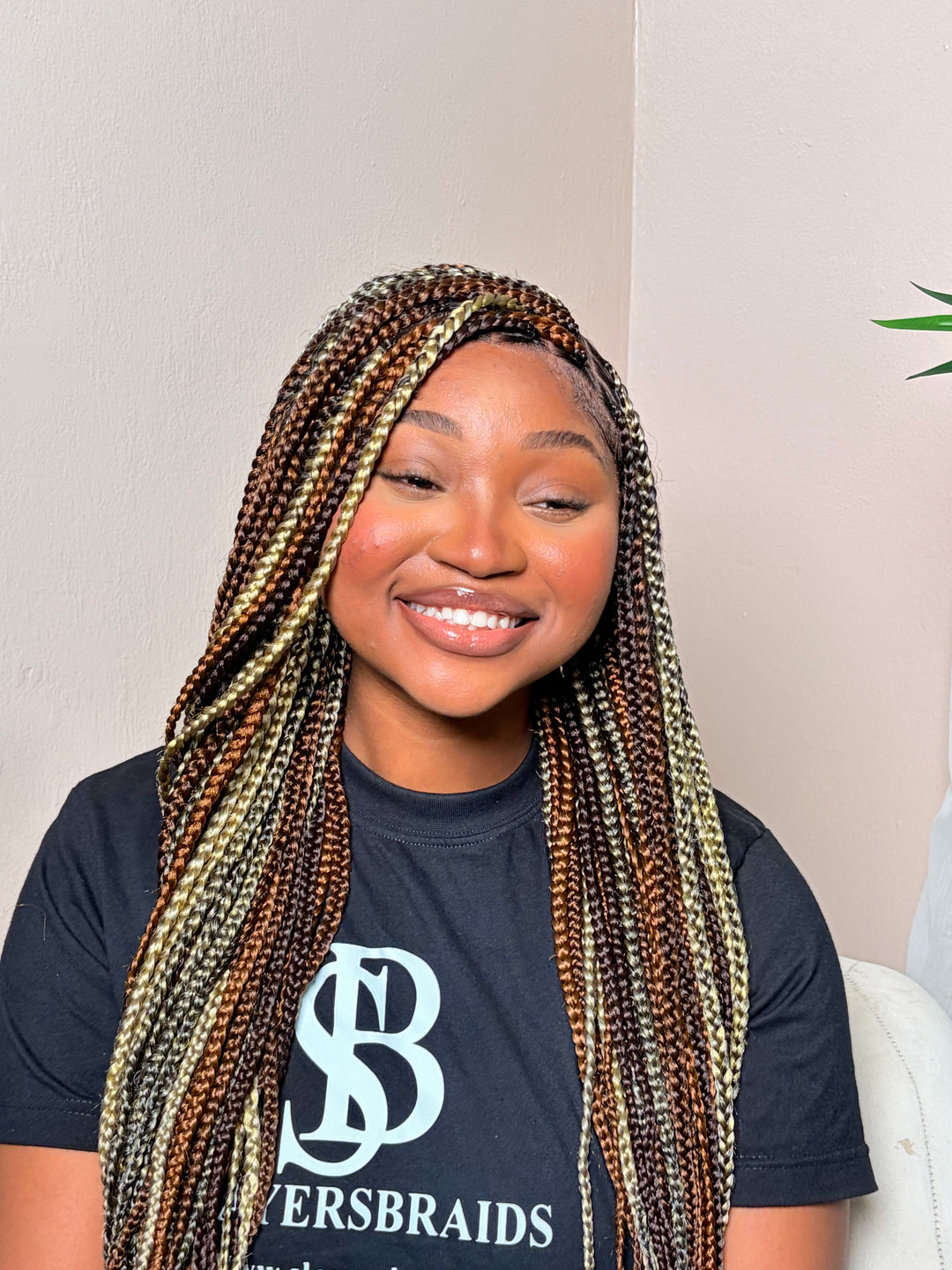 Luxury Knotless BraidWig Glueless Everyday Wear Wig -Mya Unit