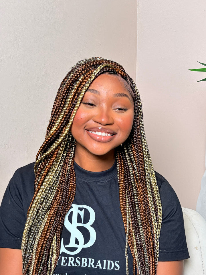 Luxury Knotless BraidWig Glueless Everyday Wear Wig -Mya Unit