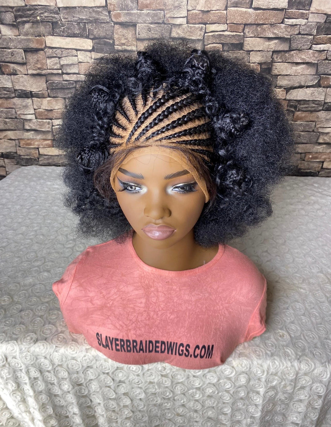 Afro Natural Scalp Wig, Perfect for Busy Women -Oley Unit