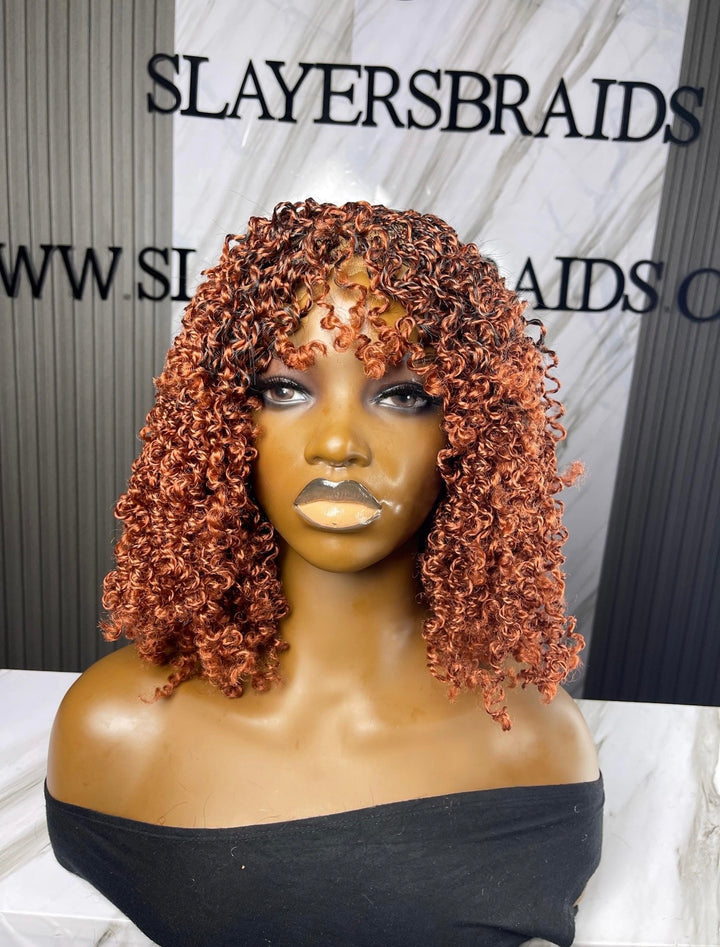 Glueless Mini Twist Fringe Bob Wig -Welah