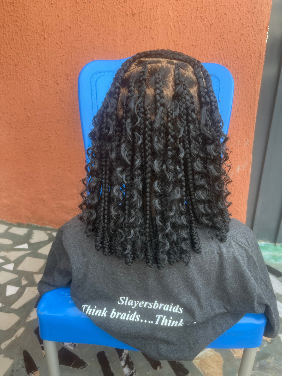 Hybrid Glueless Braid Wig Fast Ship Hair-Glenda