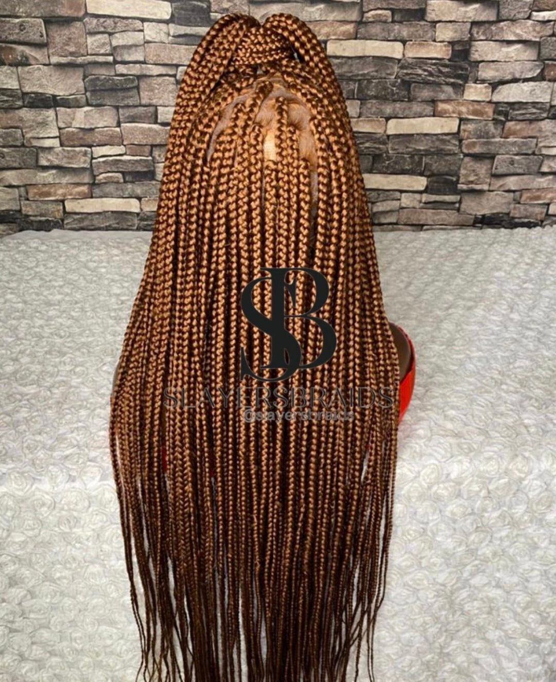 BoxBraid Wig|Time Saving Glueless Braid|luxury handmade Wig-Nanette