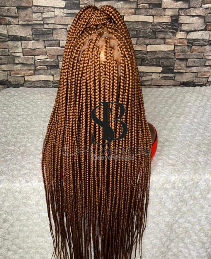 BoxBraid Wig|Time Saving Glueless Braid|luxury handmade Wig-Nanette
