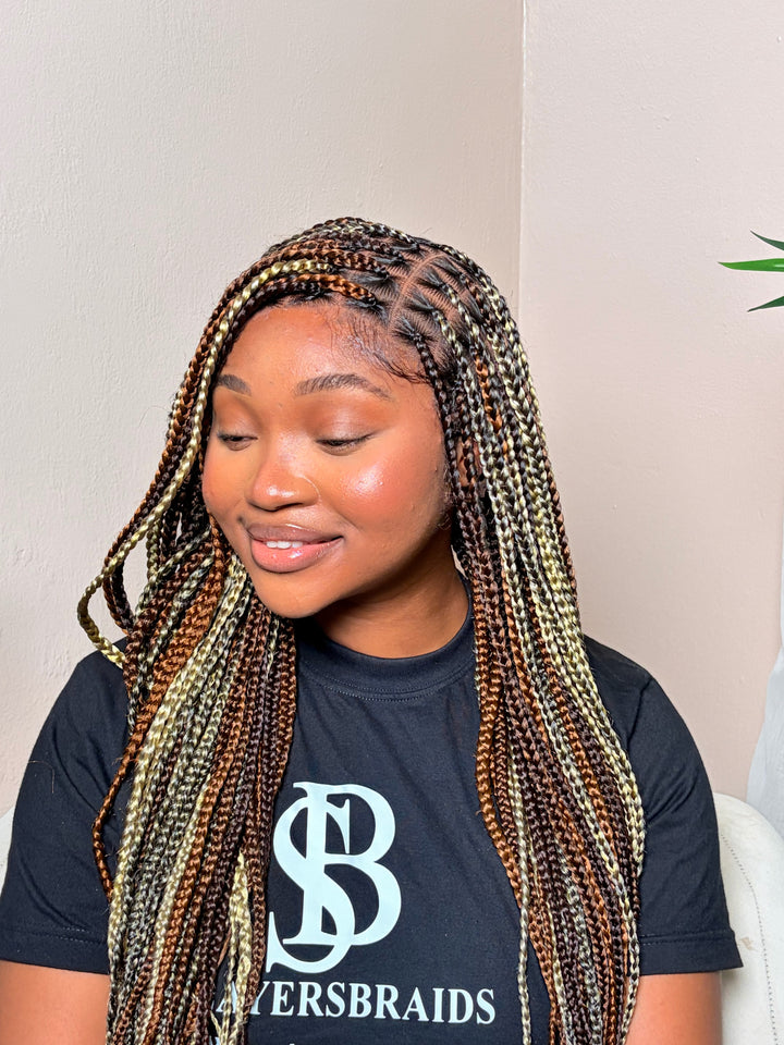 Luxury Knotless BraidWig Glueless Everyday Wear Wig -Mya Unit