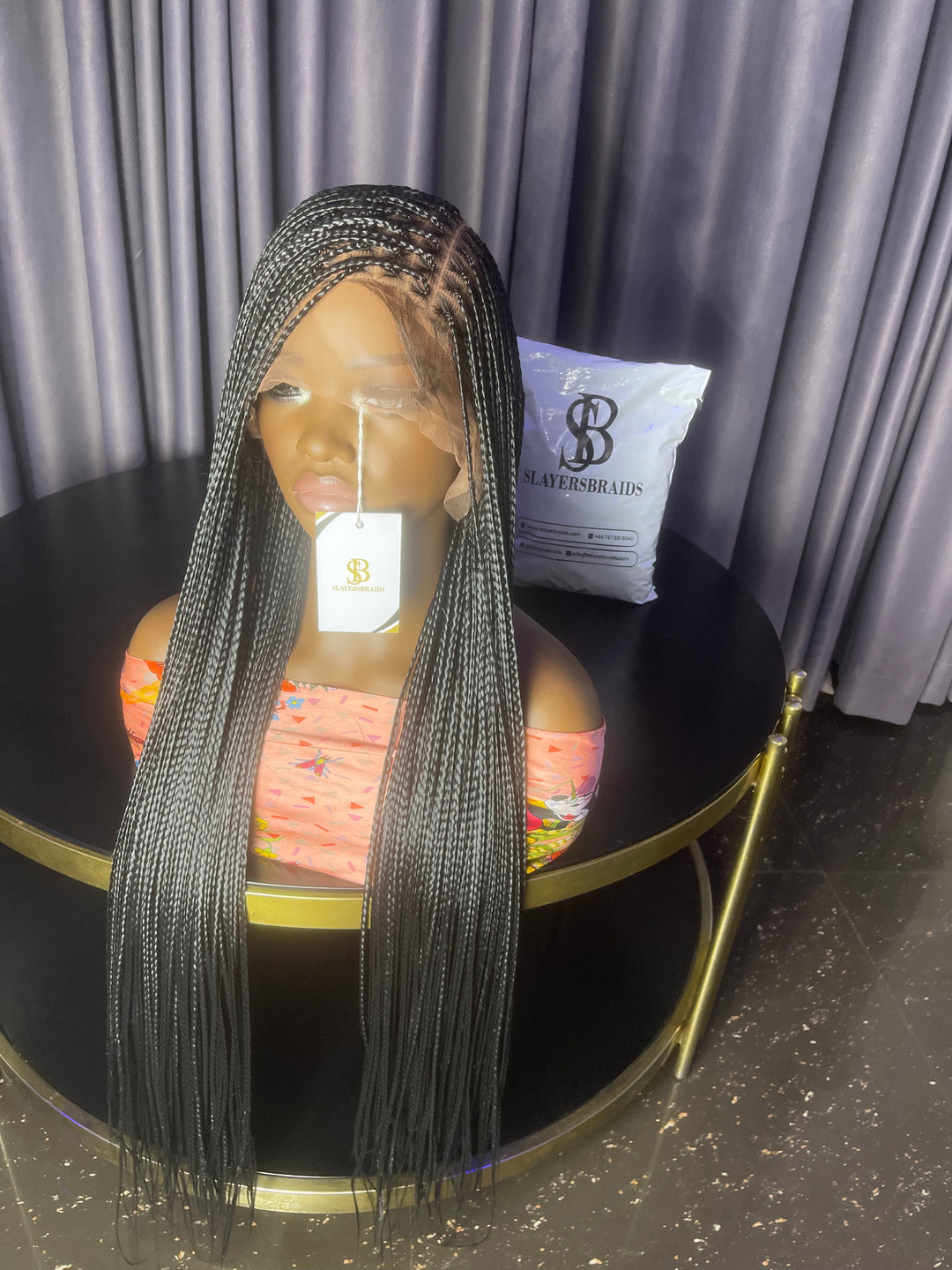 Knotless braided wigs for black women -Bora 