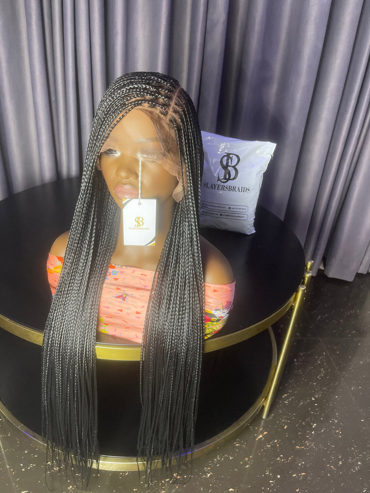 Knotless braided wigs for black women -Bora 