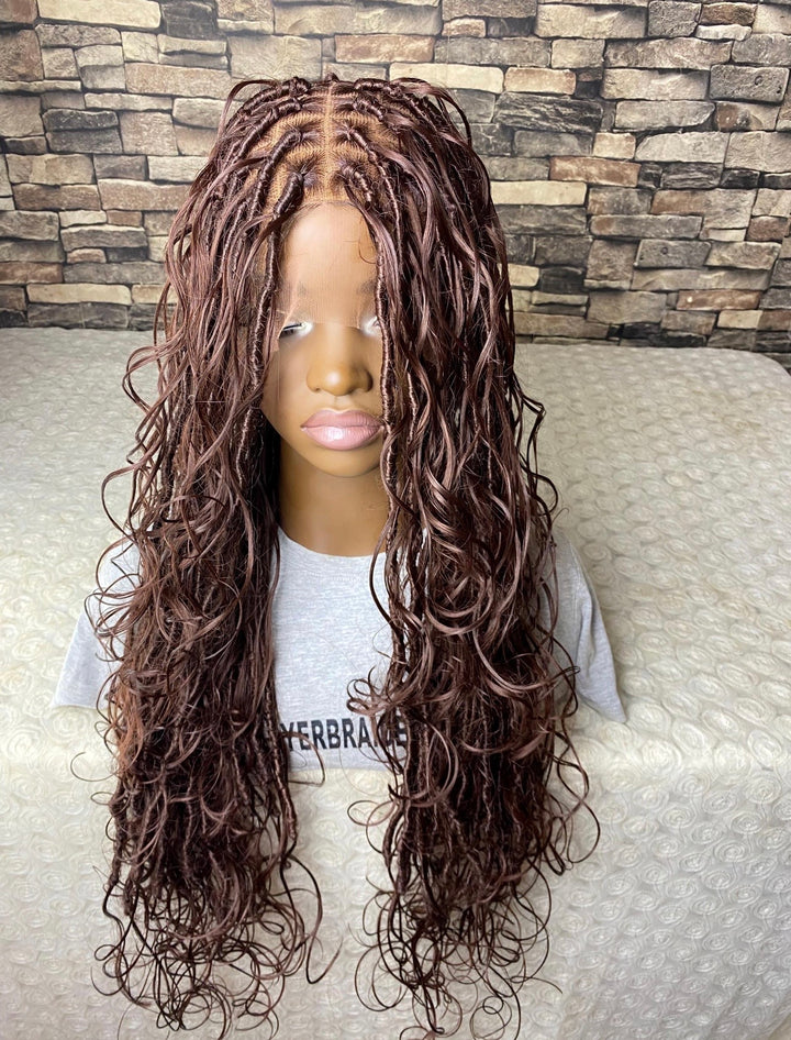 Handmade Glueless Locswig Protective Hairstyle -Nicole 2